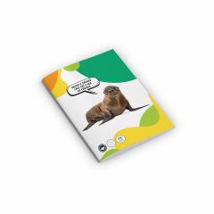 Caiet - Dictando, Foca, format A5, 48 file, capsat, gama Discover the wild