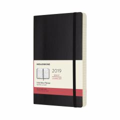 Planner Moleskine 2019 - Daily Large Black Soft