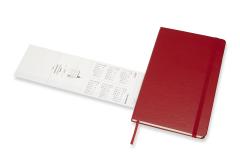 Planner Moleskine 2019 - Weekly Large Red Hard