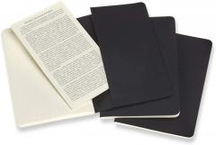 Set 3 caiete - Moleskine Cahier - Pocket, Dotted - Black