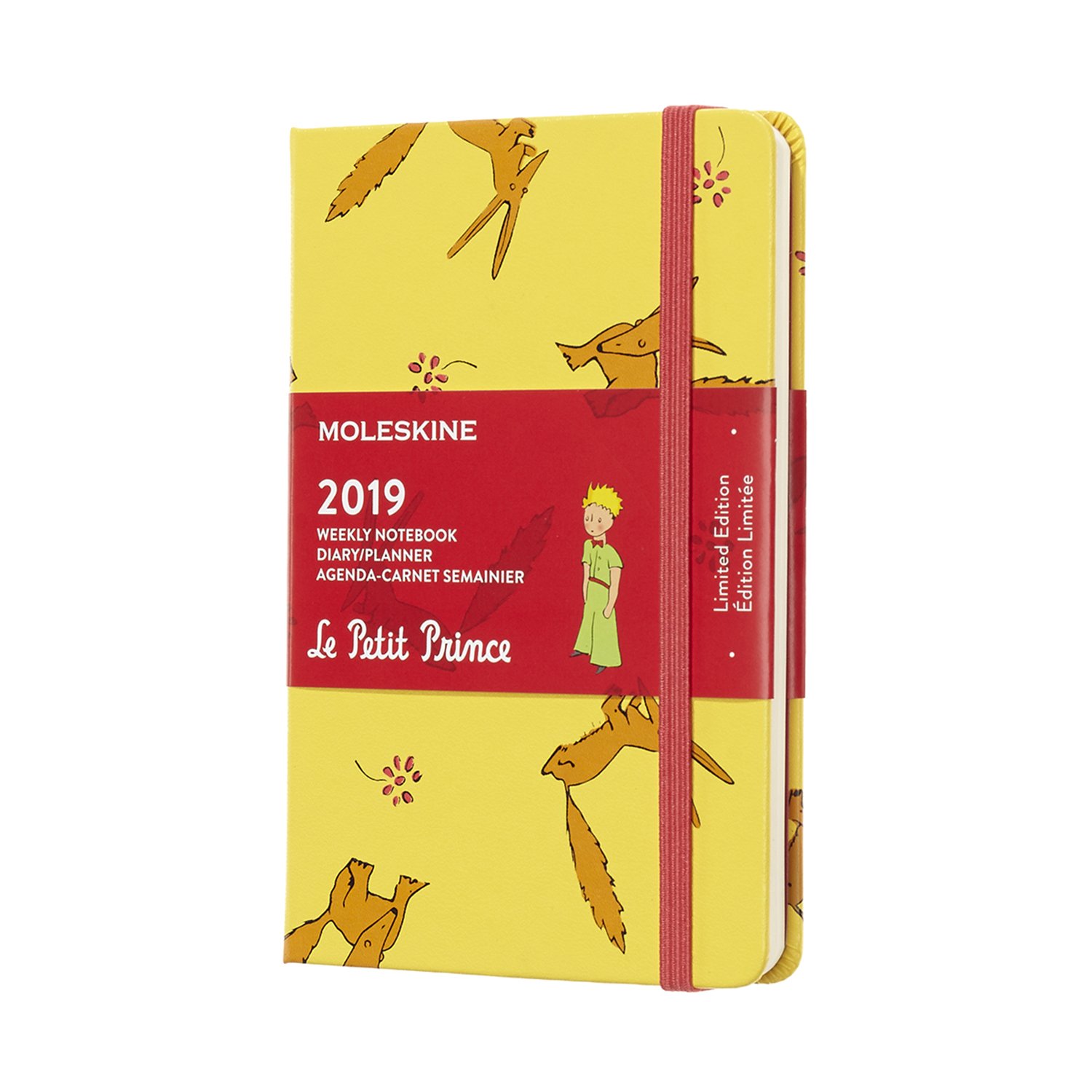 Planner Moleskine 2019 Weekly Pocket Le Petit Prince Yellow Limited