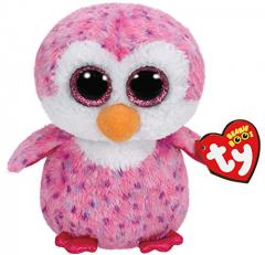 Jucarie - Small Beanie Boos - Glider the Pink Penguin