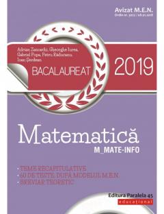 Bacalaureat 2019 Matematica. 60 teste rezolvate