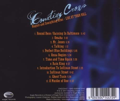 August And Everything After – Live From Town Hall - Counting Crows