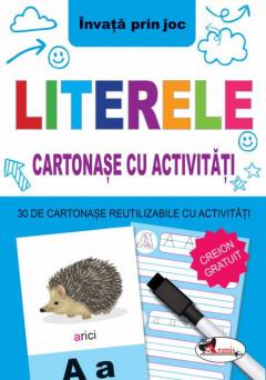 Literele. Cartonase cu activitati