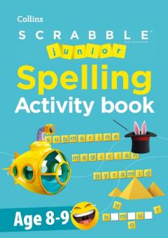 Scrabble Junior Spelling Activity book Age 8-9