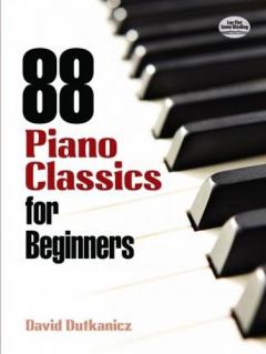 Coperta cărții 88 Piano Classics For Beginners