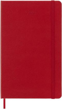 Agenda 2023 - 12-Months Weekly - Large, Hard Cover - Scarlet Red