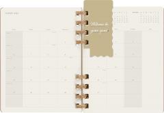 Agenda 2023 - 12-Months Weekly - Extra Large, Spiral, Hard Cover - Crush Almond