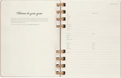 Agenda 2023 - 12-Months Weekly - Extra Large, Spiral, Hard Cover - Crush Almond