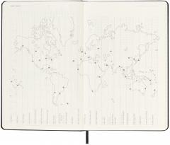 Agenda 2023 - 12-Months Daily - Large, Hard Cover - Black