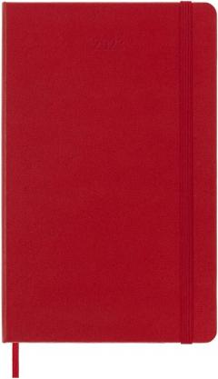 Agenda 2023 - 12-Months Daily - Large, Hard Cover - Scarlet Red