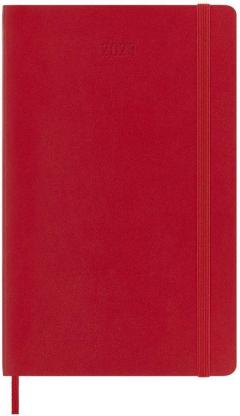 Agenda 2023 - 12-Months Weekly - Large, Soft Cover - Scarlet Red