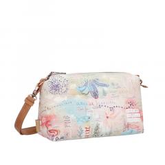 Geanta tip cos din piele vegana - Anekke - Mediterranean, 38x20x15 cm