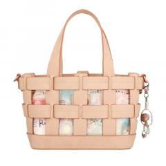 Geanta tip cos din piele vegana - Anekke - Mediterranean, 38x20x15 cm