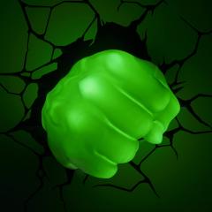 Lampa 3D - Marvel - Hulk Fist