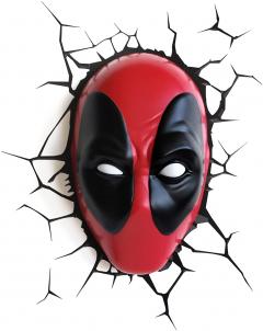 Lampa 3D - Marvel - Deadpool Mask