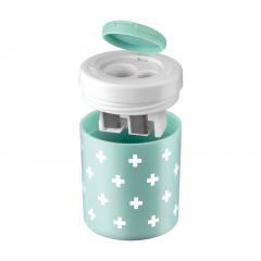 Ascutitoare din plastic - Double Sharpener - Turquoise