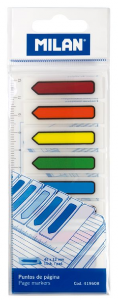 Sticky Notes - 120 Transparent Plastic Arrow