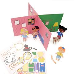 Set de constructie - Make, Stick & Play - At My House