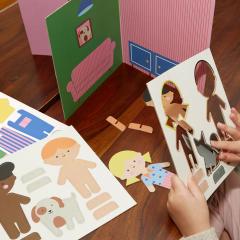 Set de constructie - Make, Stick & Play - At My House