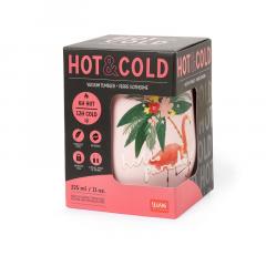 Cana de voiaj - Hot&Cold - Flamingo, 325 ml