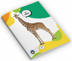 Caiet - Discover The Wild - Girafa, A4, matematica, 48 file
