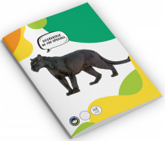 Caiet - Discover The Wild - Pantera, A4, dictando, 48 file