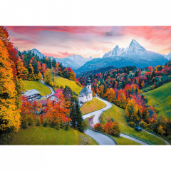 Puzzle 1000 piese - At the Foot of Alps - Bavaria - Germany