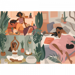 Puzzle 1000 piese - Hello Morning