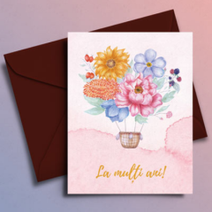 Felicitare - Flori
