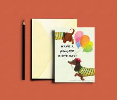 Felicitare - Baloane