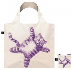 Tote bag - Armando Veve - Flying Purr-ple Cat