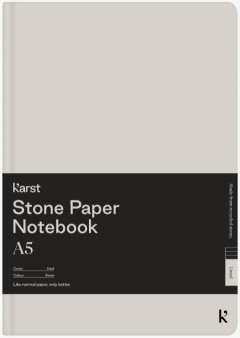 Carnet A5 - Stone Paper - Hardcover, Lined - Stone