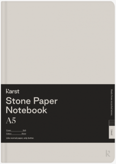 Carnet A5 - Stone Paper - Softcover, Lined - Stone