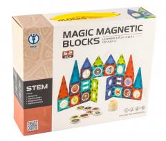 Joc constructie magnetic - Magic Set, 52 piese