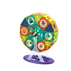 Joc constructie magnetic - Magic Set Roata, 71 piese