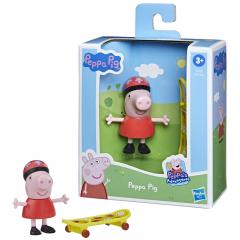 Figurina - Peppa Pig cu skateboard 