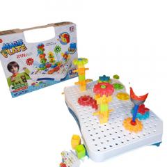 Set de constructie - Magic Puzzle Plate, 190 de piese