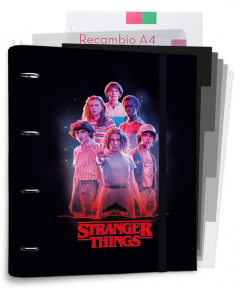 Dosar - 4 Ring Binder 100 Sheets - Stranger Things