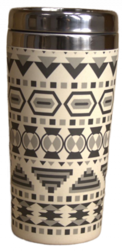 Cana de voiaj - Take Away - Aztec - White-Black