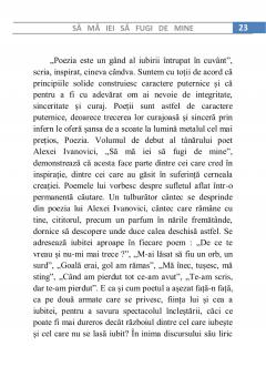 Sa ma iei sa fugi de mine