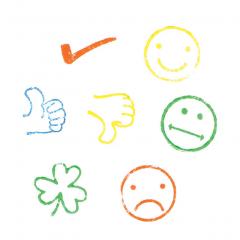 Set stampile din lemn - Motivationale