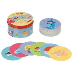 Joc de pantomima in cutie metalica