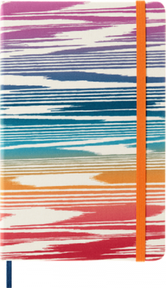 Carnet cu planner - Moleskine Limited Edition, Large, Hardcover, Ruled - Missoni Space Dyed