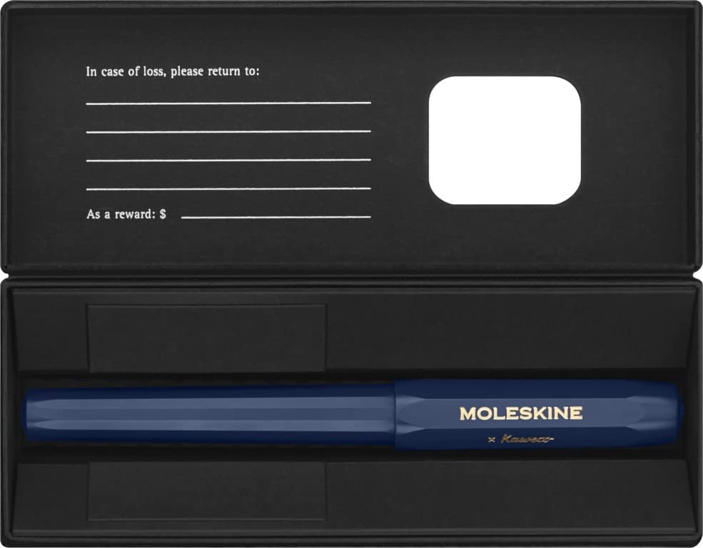 Pix Moleskine x Kaweco Ballpen Refillable Blue Moleskine