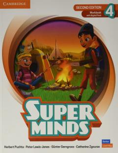 Super Minds Level 4 - Workbook with Digital Pack British English