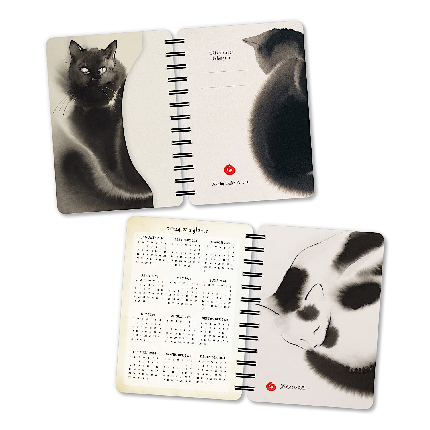 Agenda Artful Cat, 20222023 Amber Lotus
