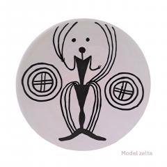 Farfurie ceramica - Cucuteni 17cm, Mitroi (mai multe modele)