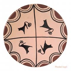 Farfurie ceramica - Cucuteni 17cm, Mitroi (mai multe modele)